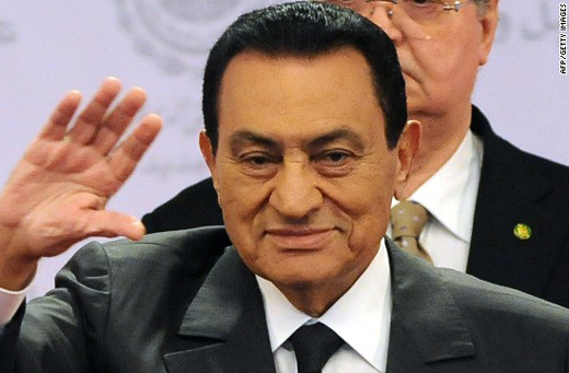 Hosni Mubarak.